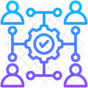 Collaboration Business Network Icon
