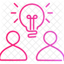 Collaboration Ideas Two Persons Icon