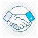 Collaborative Partnership Teamwork Icono