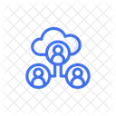 Collaborative Cloud Icon