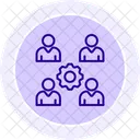 Collaborative Effort Line Icon Icon
