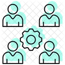 Collaborative Effort Color Shadow Thinline Icon アイコン