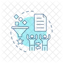 Filtering Recommender Collaborative Filtering Icon