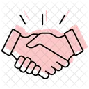 Collaborative Partnership Color Shadow Thinline Icon アイコン