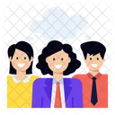 Shared Thoughts Collaborative Thoughts Team Thoughts Icon