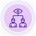 Collaborative Visionary Line Icon Icon