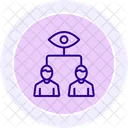 Collaborative Visionary Line Icon Icon