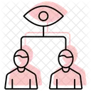 Collaborative Visionary Color Shadow Thinline Icon Icon