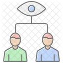 Collaborative Visionary Lineal Color Icon Icon
