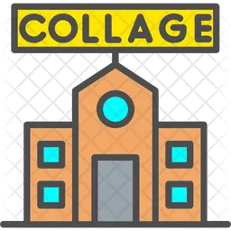 Collage Building  Icon