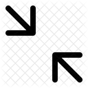 Collapse Arrow Minimize Icon