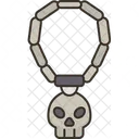 Collar Calavera Rockero Icon