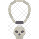 Collar Calavera Rockero Icon