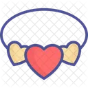 Collar De Corazon Corazon Amor Icono