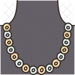 Collar de perlas  Icono