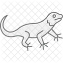 Collared Lizard Collaredlizard Reptile Icon