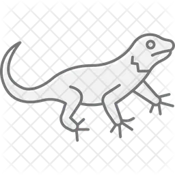 Collared lizard  Icon
