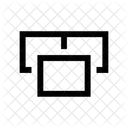 Collate Landscape Separated Icon