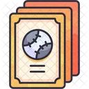 Collection cards  Icon