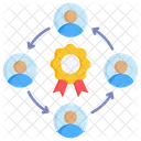 Collective Teamwork Collaboration Icon