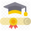 College Cap Education Icon