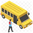 College Bus  Icon