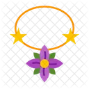 Collier de fleurs  Icône