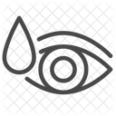 Goutte Pour Les Yeux Soins Oculaires Medecine Icône