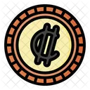 Coln Kosta Rika Currency Icon