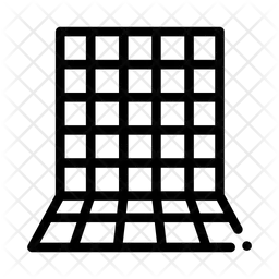 Colocação de ladrilhos quadrados  Ícone