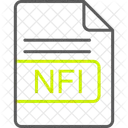 Nfi Arquivo Formato Ícone