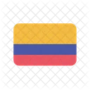 Colombia Flag Country Icon