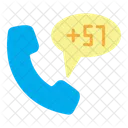 Colombia Country Code Phone Icon