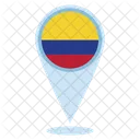 Colombia Location  Icon