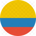 Colombie Drapeau Pays Icône