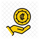 Colon Coin Business Finance Icon