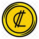 Colon Coin Money Coin Icon