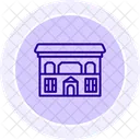 Colonial Architecture Building Icon
