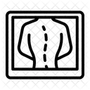 Colonne Vertebrale Radiographie Tordue Icône