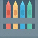 Color Pencils Crayons Icon