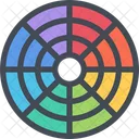 Color Background Food Icon