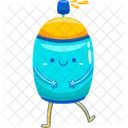 Color brush mascot  Icon