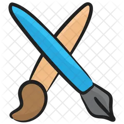 Color Brushes  Icon