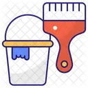 Color Bucket Paint Bucket Paint Icon