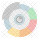 Color Chart Infographics Data Visualization Icon