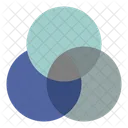 Color Circle Intersection Circles Icon