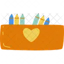 Color Crayons Crayons Crayons Box Icon