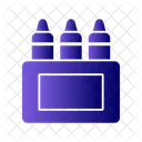 Color Art Crayons Icon