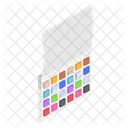 Color Matching Chart Icon