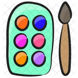 Color Paints  Icon